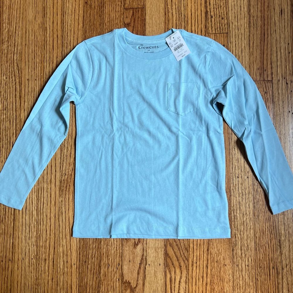 NWT J. Crew Crewcuts Long Sleeve Shirt, Size 6-7